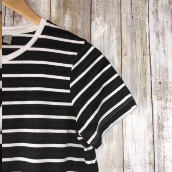 ASOS Black Striped Tee - Picture 4 of 4